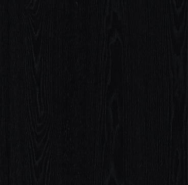 Frêne laqué noir opaque pore ouvert