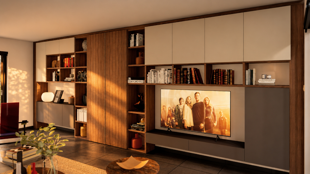 architecture, design interieur, cuisine, sur mesure, decoration, renovation, table, chaise, mobilier sur mesure, luminaire, matiere, bradano, kave home, foscarini, ilot central, laminam, dekton, tapis, bibliotheque sur mesure, conception